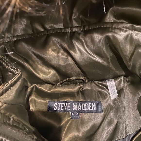 Steve Madden Olive Down Alternative Puffer Coat - Picture 3 of 4